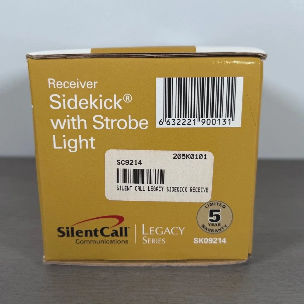 Silent Call Sidekick Receiver Strobe Light SK09214 Legacy Series 318MHz Alert